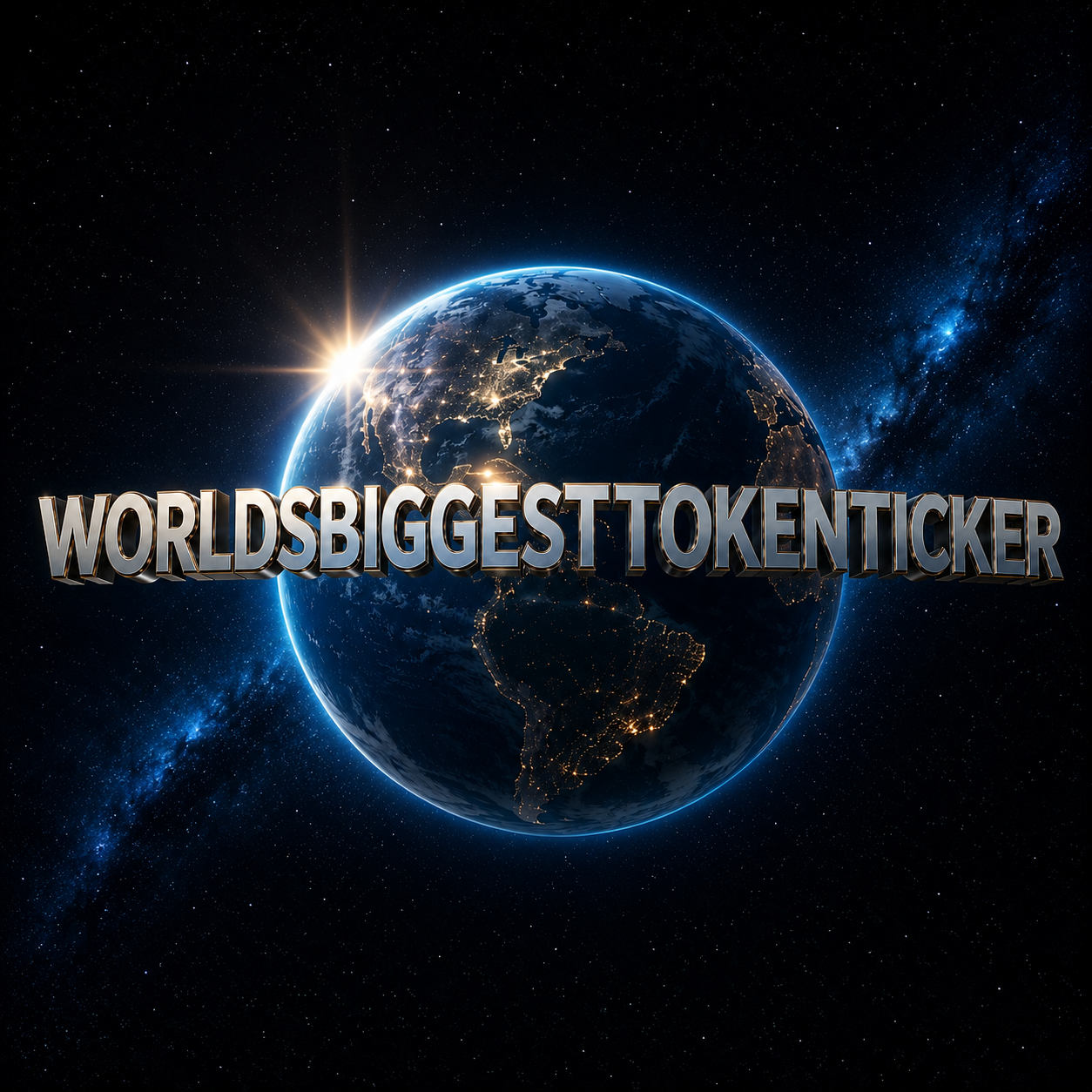 Worlds Biggest Token Ticker